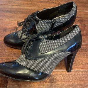 Mary Jane heels, vintage ankle boot